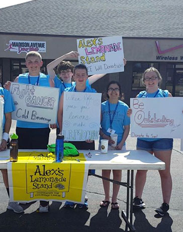 Leadership in action at lemonade stand